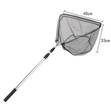 Portable Telescopic Net Folding Fishing Pole Extending Fly Carp Mesh Fishing Net