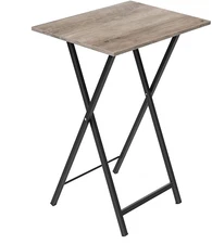 Folding TV Table, TV Tray, Stable Snack Table for Small Space, Portable Sofaside