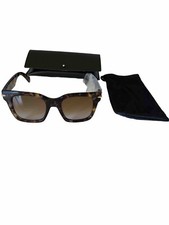Rag Bone Womens Sunglasses Oversized Square Havana Tortoise RNB1014S New