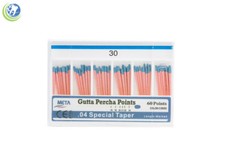 Gutta Percha Points .04 Special Taper 30 60/Box Vial Endodontic Obturation META