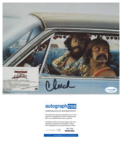 * CHEECH MARIN * signed 8x10 photo * CHEECH & CHONG * ACOA * 3