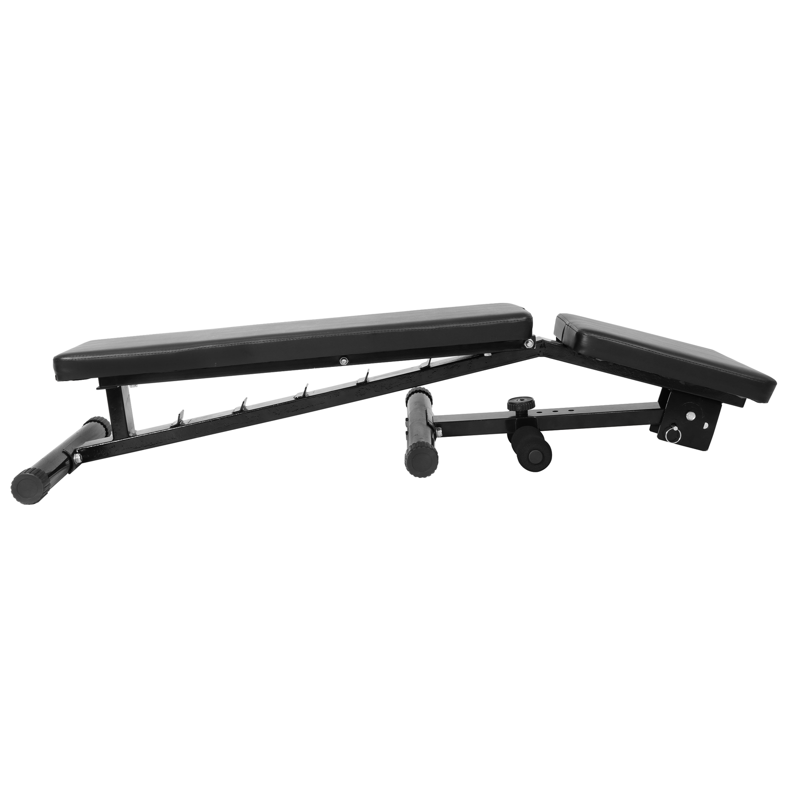 700 lbs Weight Bench Adjustable Utility Black Bench Home Gym Fitness Exercise