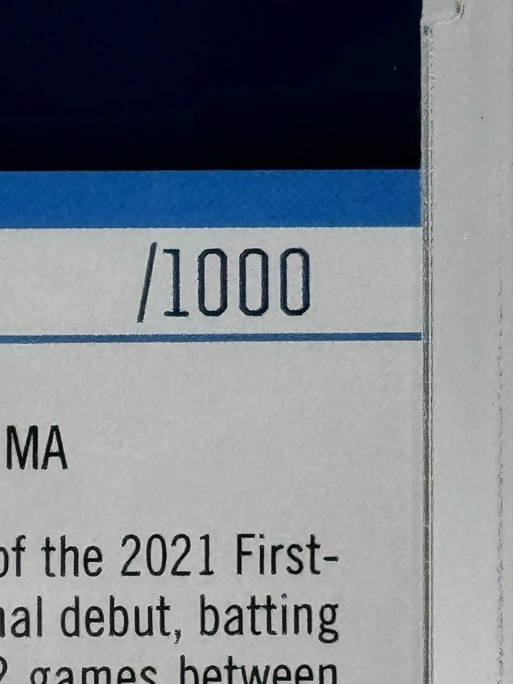 2022 Choice Ben Rice RC Rookie Tampa Tarpons NY Yankees #/1000 - Image 3 of 3