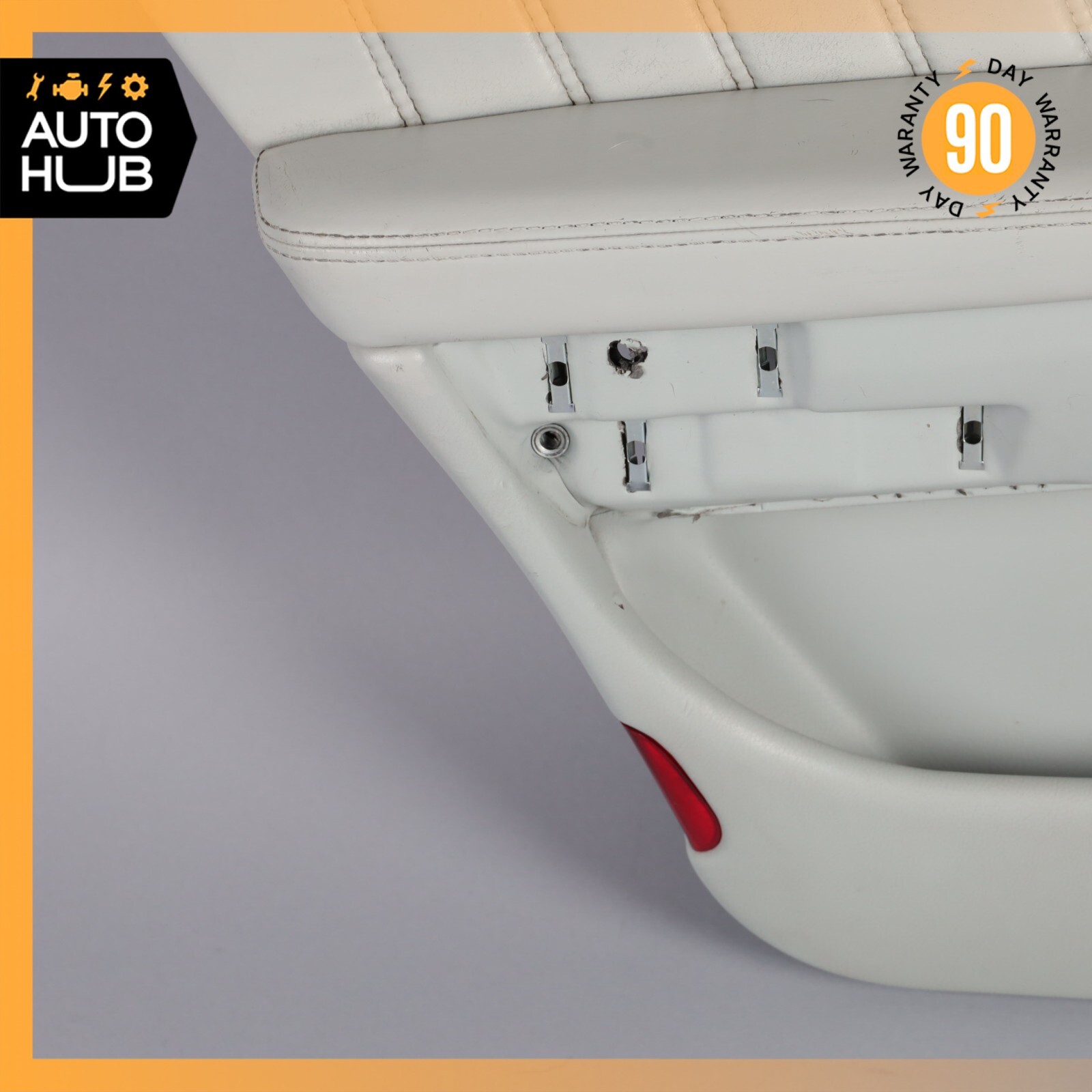 03-13 Maserati Quattroporte M139 Rear Left Side Interior Door Panel Gray OEM