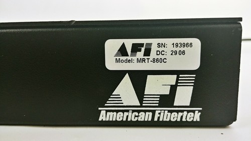 American Fibertek AFI MRT-860C Mehrkanal Video Transmitter 6-Kanal Single - Bild 2 von 9