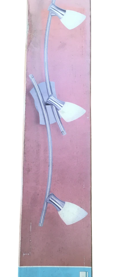 Lampada da parete 3 faretti lampadario luci 40 W da interno metallo Eglo Ona - Immagine 4 di 4