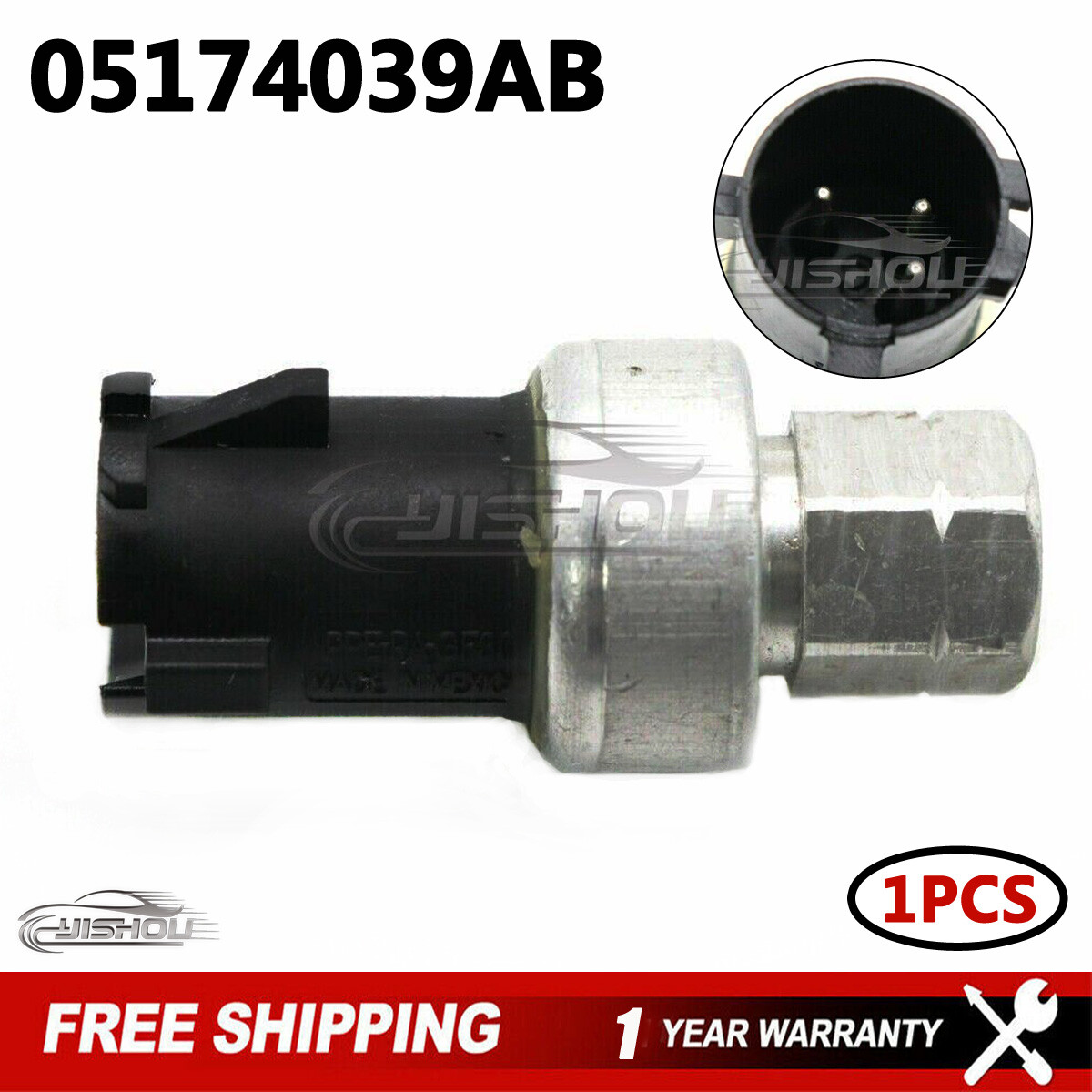 A/C Pressure Transducer Switch For Jeep, Dodge, Ram, Chrysler – Replaces 05174039AB - View #4