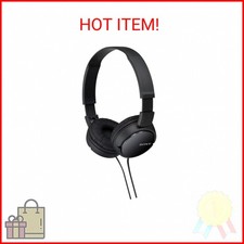 Sony ZX Series Wired On-Ear Headphones, Black MDR-ZX110