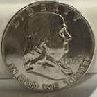 1963 Franklin Half Dollar 50C 90% Silver Business Strike Denver