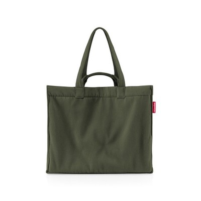 Reisenthel Reisenthel soft shopper cord dark matcha shopping bag shopper lightweight