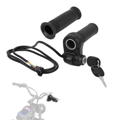 Ebike Full Twist Throttle Grip for Ridstar Q20 Q20 Pro w/ 2 Keys 1 Pair
