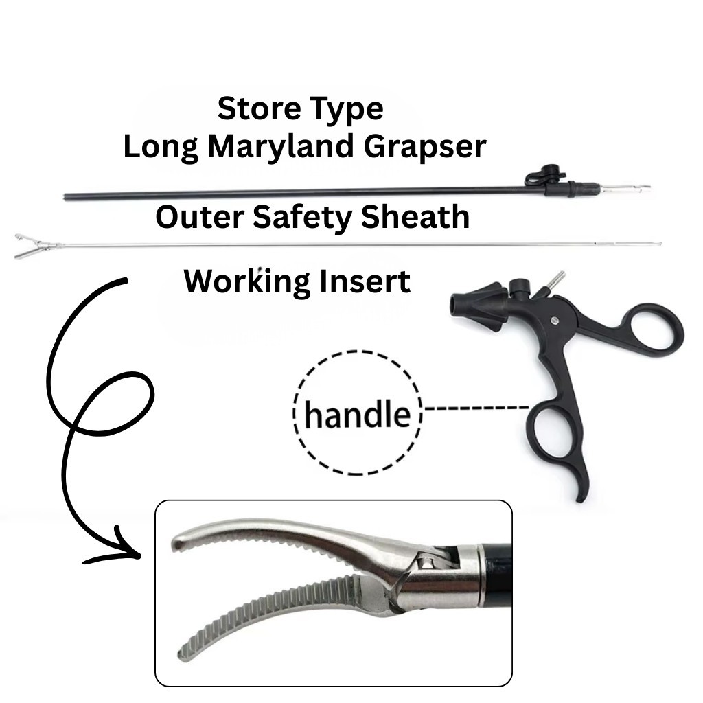 Laparoscopic Store Type Long Maryland 5mmx330mm Surgical Instrument CE Approved