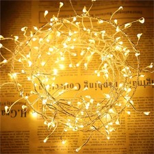 36M Cluster LED String Fairy Lights Wire Outdoor Christmas Party Light Garland