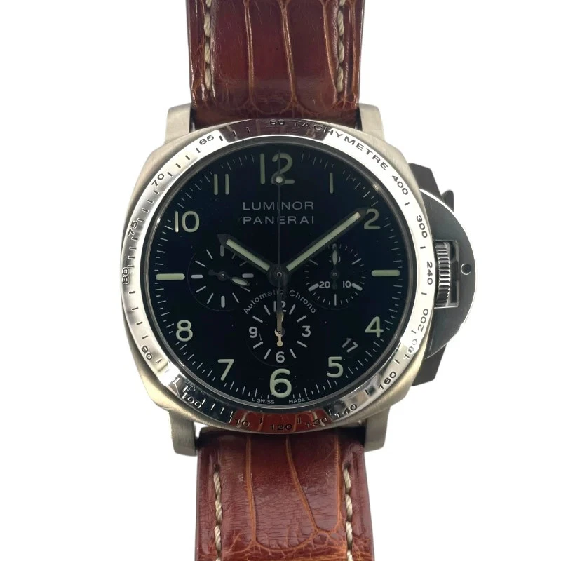 Panerai — PANERAI Luminor PAM00074 40mm SS Black Dial Automatic Watch #OKW1295