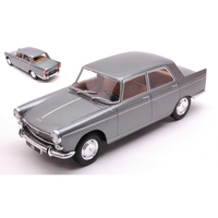 Peugeot 404 1960 Metallic Grey 1:24 Whitebox Auto Stradali -D- Neues Modell