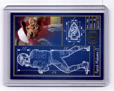 2025 Panini Icon Collection Patrick Mahomes II Touchdown Architect Gold /10