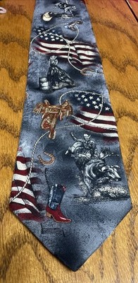 American Rodeo Western Men s Tie Max Raab Men's Necktie Americana Series