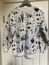 Disney The Nightmare Before Christmas Sweatshirt Jack Skellington Adult Size XS
