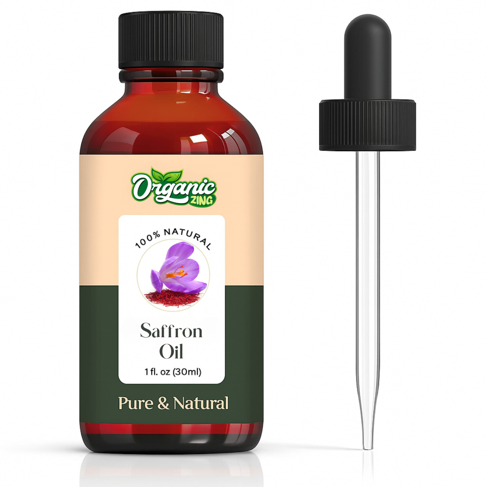 Saffron Oil 100% Pure Natural Essential Oil Hair Skin Care Aromatherapy DIY