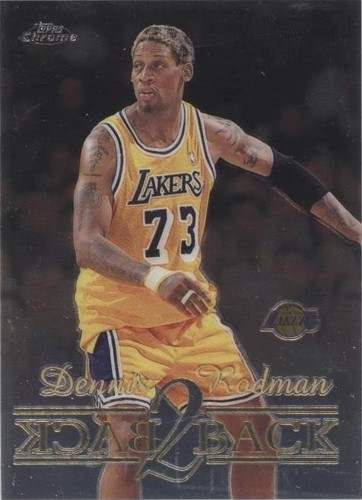 1998-1999 Topps Chrome #B3 Dennis Rodman Back 2 Back LA Lakers