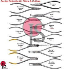 Dental Orthodontic Pliers Ortho Cutters Wire Bending Thermal Forming Instruments