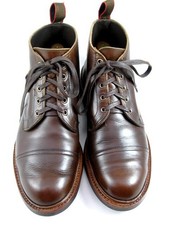 Allen Edmonds "PATTON" WEATHERPROOF Chromexcel CapToe Boots 10.5 D Brown (738N)