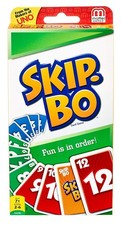 Jeu de cartes Mattel Skip-Bo Skip Bo 2 à 6 joueurs neuf scellé d'origine 42050