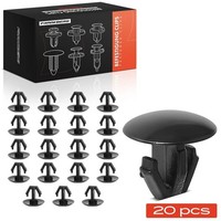 Frankberg 20X NYLON-CLIP Schwarz StoßFÄNger Passend FüR Honda Accord Civic CR-V