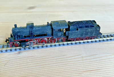 MINITRIX  2904  Schlepptenderlok BR 54 1518, EP II DRG,analog, gealtert in OVP