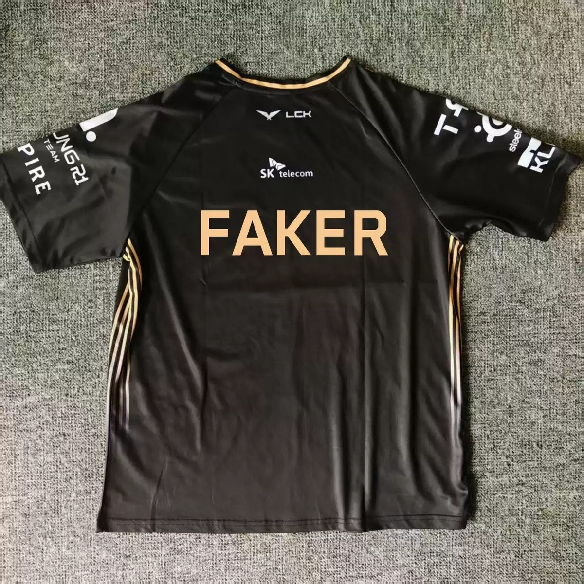2025 Team T1 Uniform Jersey S15 T-Shirt Faker Five-star Short