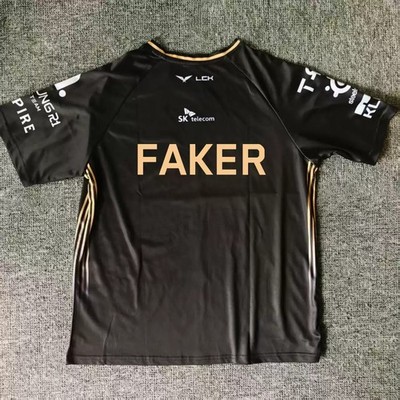 LOL SK telecom T1 FAKER ユニフォームMサイズ 2023 League Of Legends World Finals SKT T1 T Shirt LOL Games