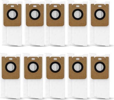10pcs Dust Bags For Dreametech Z10 Pro Compatible With Dreame Bot D10 Plus / Z10
