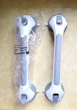 TAILI 12" H.D. Grab Bars for Bathtubs and Showers 2 Pack Suction Grab Bar READ