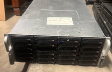 SuperMicro CSE-847 4U 45-Bay LFF JBOD Chassis 45x 3.5" 2x PSUs w/Caddies READ