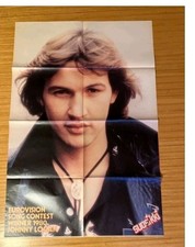 Johnny Logan  1970s  Magazine Poster 80x50 Cm