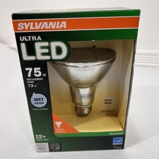 Sylvania Ultra LED PAR30LN Flood Bulb 75W Eq 13W 3000K Warm White Dimmable