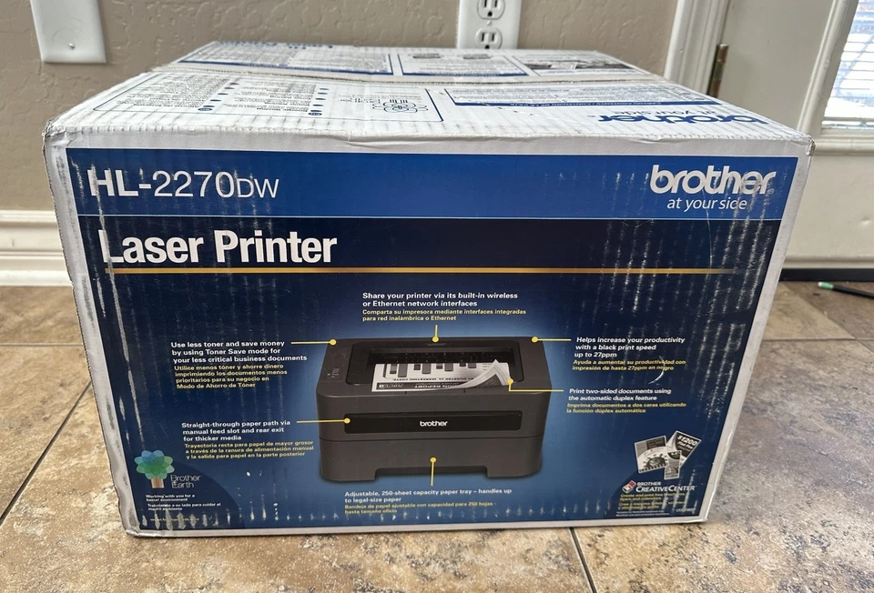 Brother HL-2270DW Laser Printer - Image 2 of 4