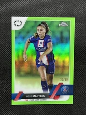 2022-23 Topps Chrome UWCL Lieke Martens Neon Green Prism Refractor #40