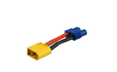 Adapterkabel von XT60 Stecker auf E-flite  EC3 Buchse Yuki 600127