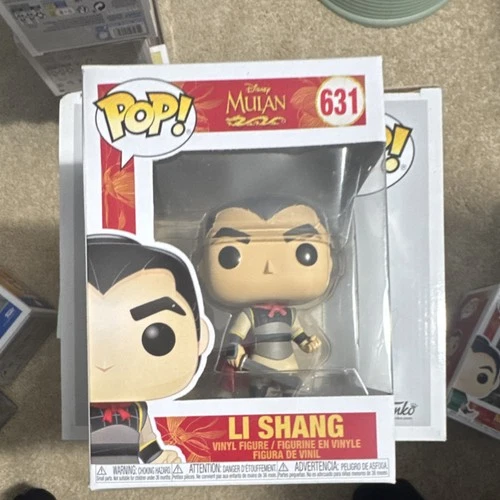 Funko Pop! Vinyl Li Shang Mulan Disney Movies Vinyl Figure #631 Collectible