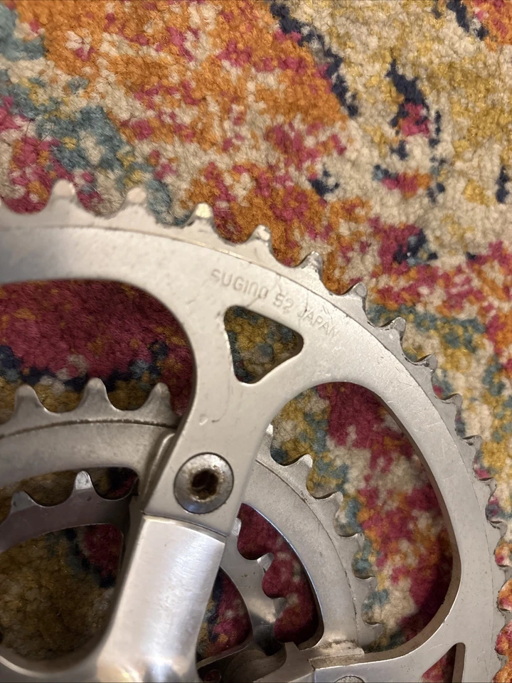 Vintage Shimano Triple Crankset XT FC-M730 175 mm ~ SG rings 52/34/24 - Image 3 of 4