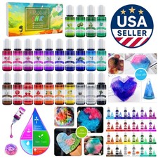 Versatile 24 Color Alcohol Ink Set - Ideal for Multi-Purpose Painting Projects