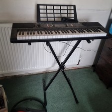 AKLOT 61 Key Electronic Keyboard Piano M13529 + Mic + Stand. Beginner Learning