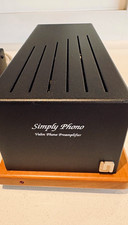 Simply Phono v2 Valve Phono Preamplifier MM/MC Stereo RCA Black + PSU