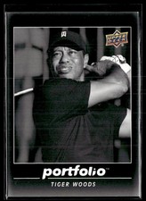 2024 Upper Deck Portfolio Golf Black & White Portraits #194 Tiger Woods