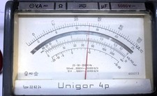 Metrawatt Unigor 4P - Vintage analog multimeter - Funktioniert