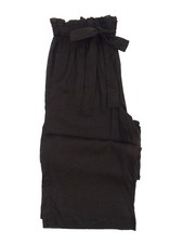 MICHAEL Michael Kors Women's Tie-Front Wide-Leg Pants XL, Black