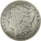 1882 CC Morgan Silver Dollar F Fine Details $1 Coin SKU:CP201