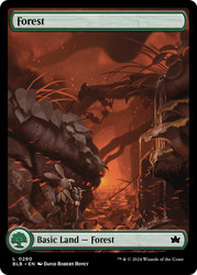 Forest 280 Foil Bloomburrow MTG