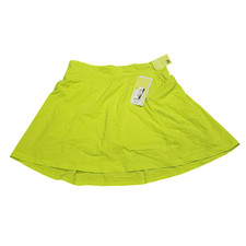 Girls' Stretch UPF 50 Skort - All in Motion Lime Yellow-Green Size X-Large 14